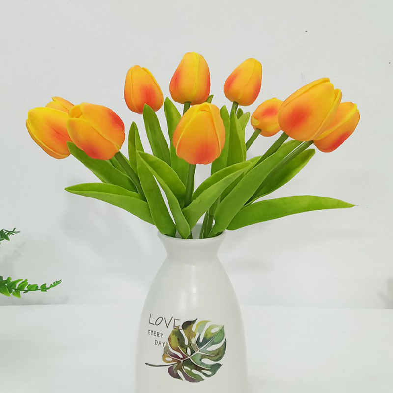 Bình hoa tulip giả đẹp BN63 - Hoa Lụa HH